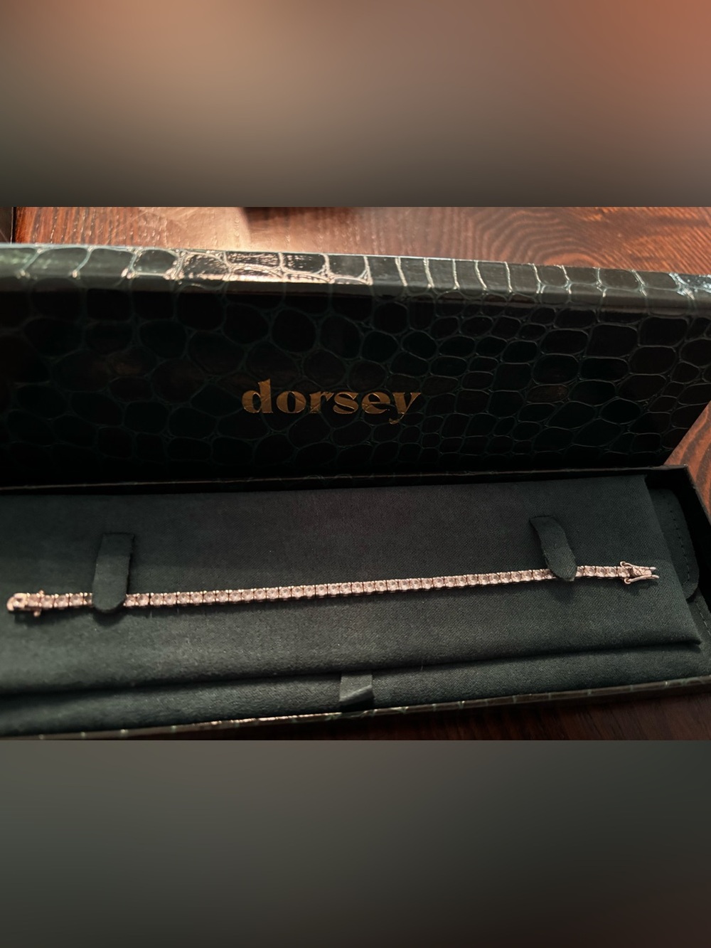 Dorsey KATE Silver Riviere 3MM Tennis Bracelet
